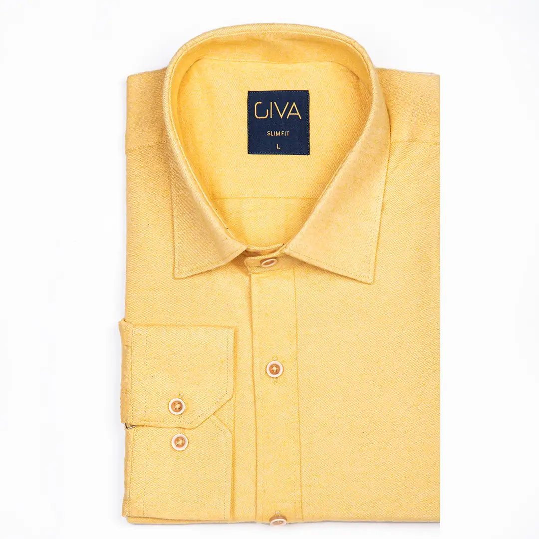 پیراهن پشمی مردانه یقه کراواتی 0814 - Thumbnail 1